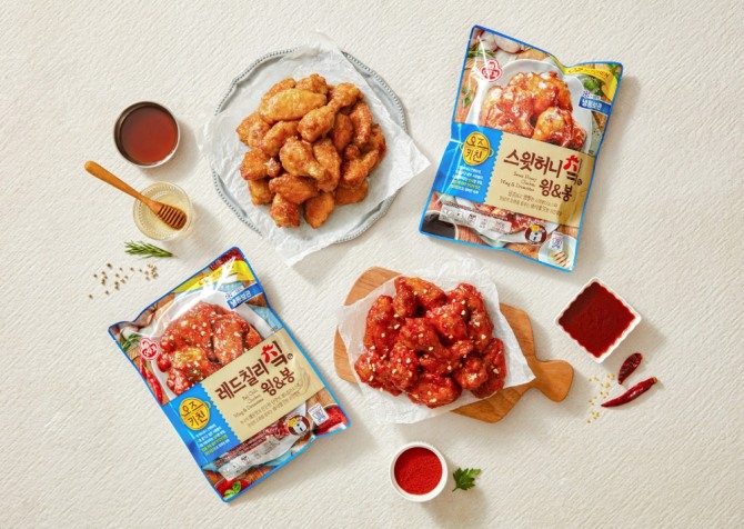 오뚜기 오즈키친 칰 윙&봉(레드칠리, 스윗허니)  /사진=오뚜기