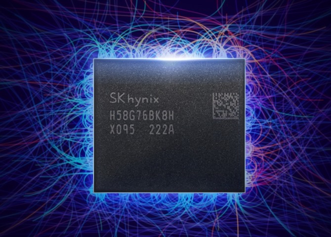 SK하이닉스의 LPDDR5X램. 사진=SK하이닉스