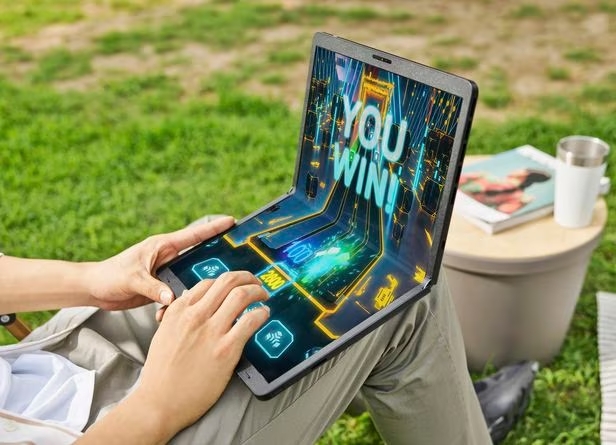 LG전자가 국내 최초로 출시한 폴더블 노트북 'LG 그램 폴드'. 출고가가 499만원이며 선착순 200명에 한해 399만원에 판매한다. 사진=LG전자