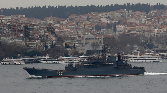 러시아 해군의 상륙함 민스크(Minsk). 사진=로이터