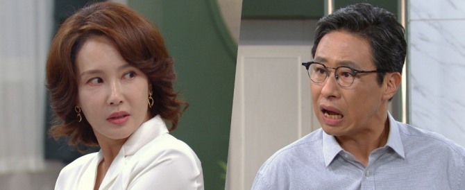 ‘우당탕탕 패밀리’ 이대연과 최수린이 냉전 체제에 들어간다. 4일 방송되는 KBS 1TV 저녁일일드라마 ‘우당탕탕 패밀리’ 10회에서 심정애(최수린)와 강기석(이대연)이 제목처럼 ‘우당탕탕’ 소동을 벌인다. 사진은 ‘우당탕탕 패밀리’ 최수린, 이대연 캡처. 사진=KBS 1TV ‘우당탕탕 패밀리’