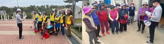 옹진군이 2023년 하반기 안전 순회점검을 하고 있다. 사진=옹진군]