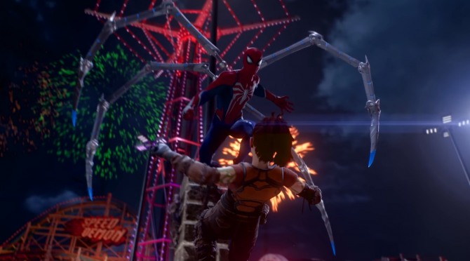 '마블 스파이더맨 2' 출시 예고 영상에서 피터 파커가 거미 다리 수트를 착용한 모습. 사진=플레이스테이션 유튜브 채널