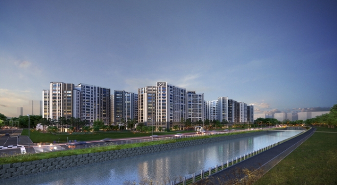 고촌센트럴자이 조감도. 사진=일레븐건설