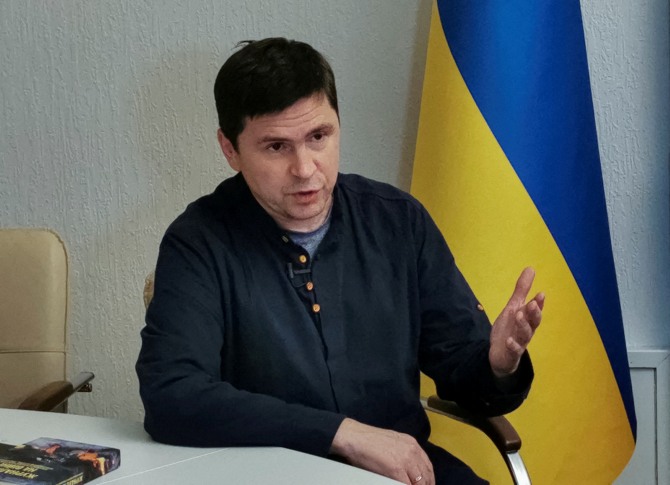 미하일로 포돌랴크 우크라이나 대통령실 보좌관. 사진=로이터
