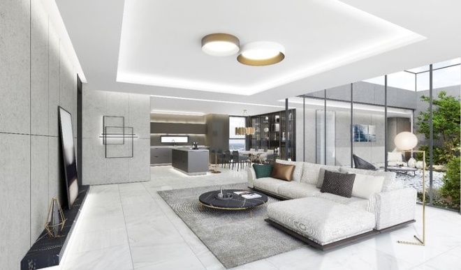 수직 증축층 펜트하우스 내부 모습. 사진=포스코이앤씨 