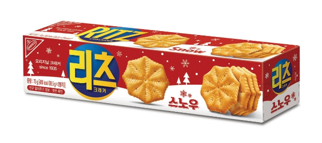 동서식품, 겨울 한정판 ‘리츠 크래커 스노우’  /사진=동서식품