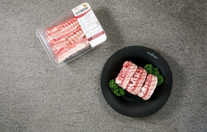도드람한돈 구이용 칼집 삼겹살  /사진=도드람