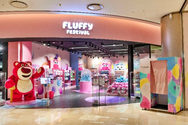롯데백화점 잠실 월드몰에서 디즈니 플러피 페스티벌 팝업매장  /사진=롯데백화점