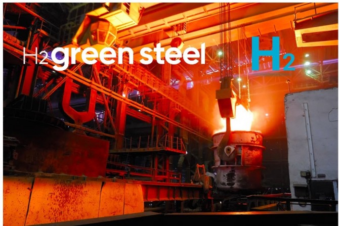 스웨덴의 친환경 철강 생산 기업 H2그린스틸.