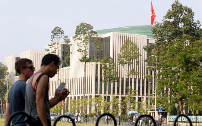 베트남 하노이의 베트남 국회 건물 전경. 사진=로이터