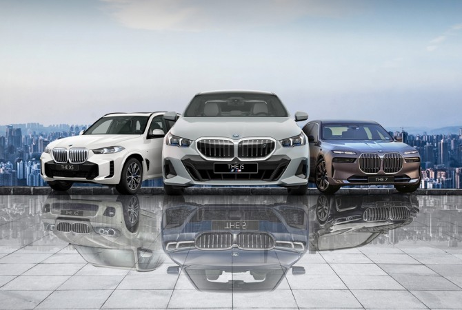BMW X5, 5시리즈, 7시리즈 신차와 기존 모델 사진=BMW코리아