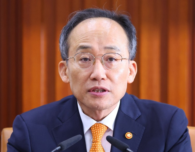  추경호 경제부총리 겸 기획재정부 장관.