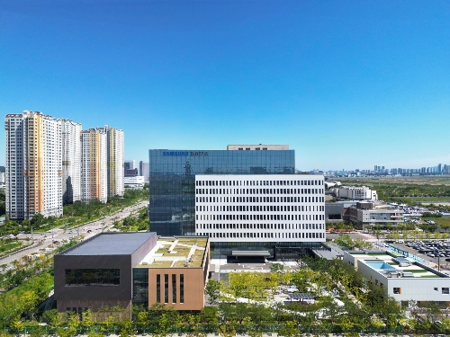 삼성바이오에피스는 인투셀과 ADC 공동연구 계약을 체결했다고 5일 밝혔다. 삼성바이오에피스 사옥 전경 모습. 사진=삼성바이오에피스