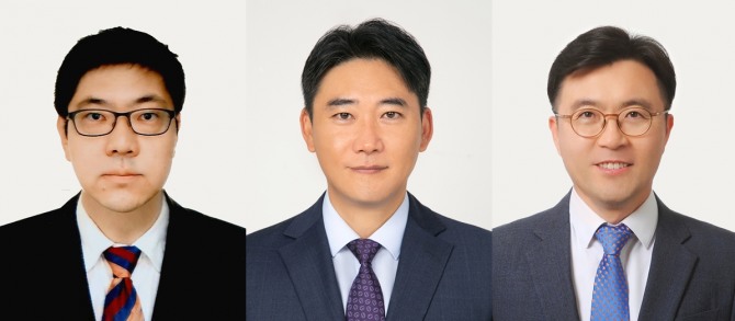 (좌측부터) 김용균 상무, 김태훈 상무, 서일호 상무. 사진=호텔신라 