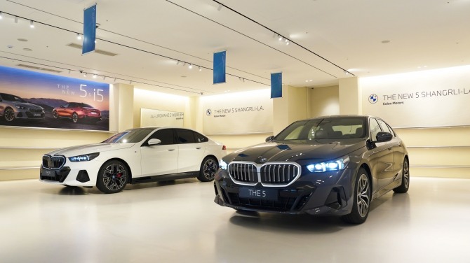 BMW 공식 딜러 코오롱 모터스가 서울 강남 청담동에 오픈한 팝업스토어 사진=코오롱모터스