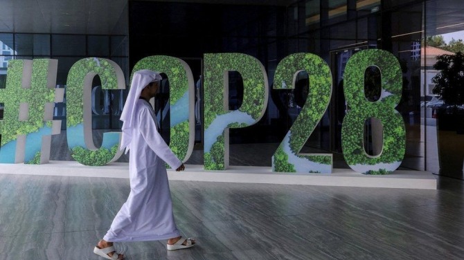 아랍에미리트 두바이에서 개최된 제28차 유엔 기후변화협약 당사국총회(COP28).