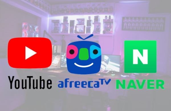 왼쪽부터 유튜브·아프리카TV·네이버 로고. 사진=언스플래시(Unsplash), 유튜브, 아프리카TV, 네이버
