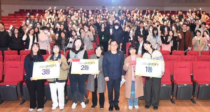 시흥시가 지난 7일 시청 늠내홀에서 200여 명의 공직자가 참가한 ‘청렴가치 세대 공감형 청렴 골든벨’을 운영했다. 사진=시흥시