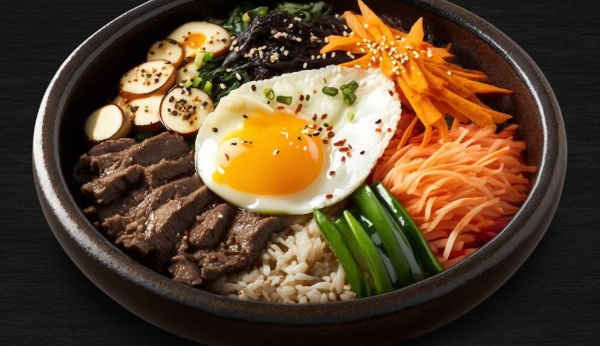 구글에서 2023년 연간 레시피 검색 횟수 1위를 차지한 음식은 한국의 '비빔밥'이었다. 사진=프리픽(Freepik)