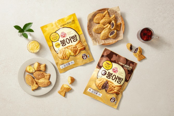 오뚜기 꼬리까지 가득 찬 붕어빵 2종  /사진=오뚜기