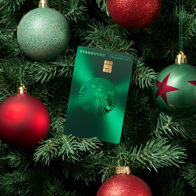 현대카드가 크리스마스 한정판 카드 디자인을 출시했다. 사진=현대카드 제공.