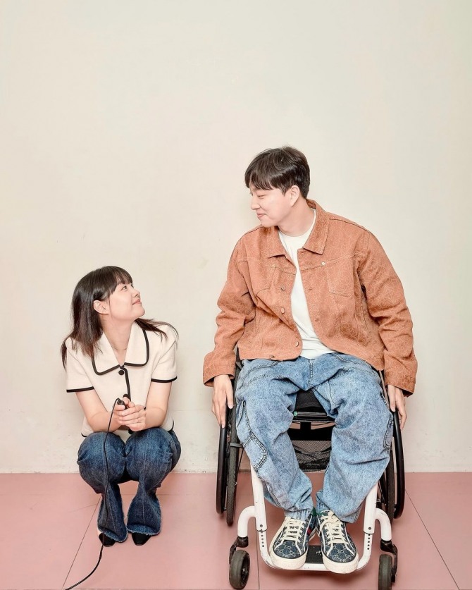 그룹 시크릿 출신 송지은과 유튜버 박위. 사진=송지은 인스타그램