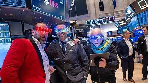 뉴욕증권거래소(NYSE)의 2023년 마지막 거래일 모습. 사진=연합뉴스