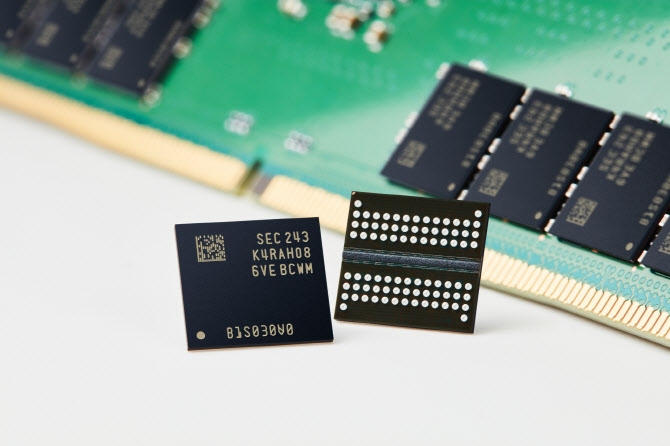 삼성전자의 DDR5 D램. 사진=삼성전자