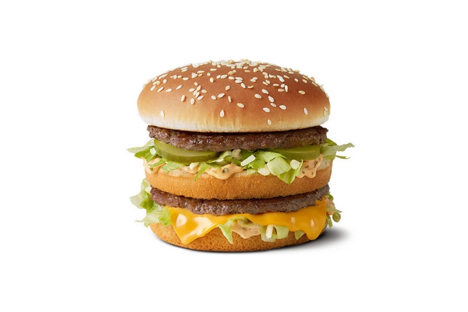 맥도날드를 대표하는 햄버거 메뉴 ‘빅맥’. 사진=맥도날드