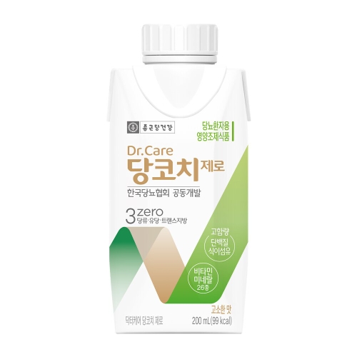 종근당건강은 당뇨환자를 위한 영양조제식품 '닥터케어 당코치 제로'를 출시했다고 10일 밝혔다. 종근당=제공