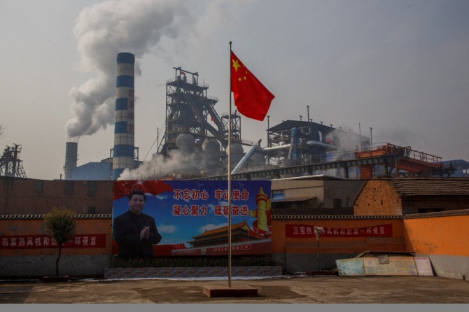 1월 중국 철강 산업 탄소 배출량은 전년 대비 12.4% 증가한 것으로 나타났다. 사진=로이터