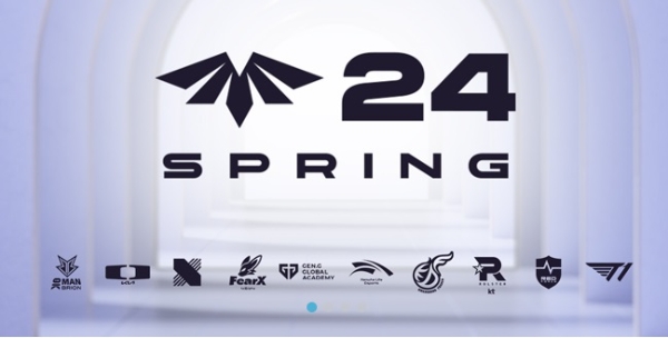 2024년 리그 오브 레전드 챔피언스 코리아(LCK) 스프링 스플릿에 참여한 10개 구단 로고. 사진=LCK 사무국, 한국e스포츠협회