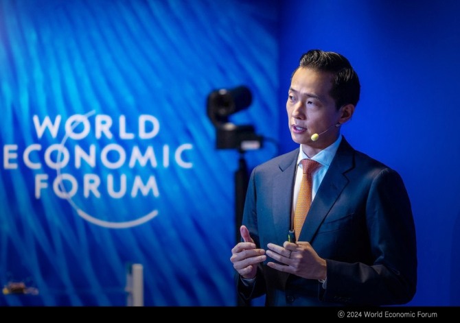 김동관 한화 부회장. 사진=월드이코노믹(WEF)