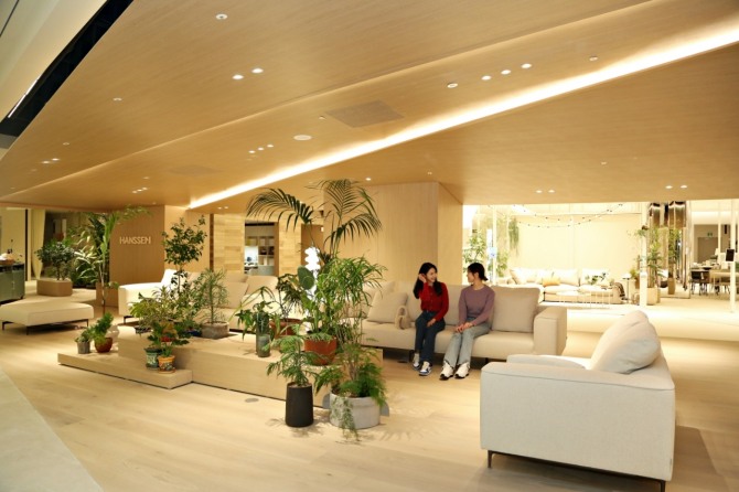 한샘 스타필드 수원점 어트랙션존  /사진=한샘