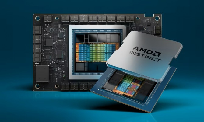 AMD는 지난해 12월 엔비디아의 AI칩에 맞설 자사의 최신 AI칩 ‘인스팅트 MI300 시리즈’를 출시했다. 사진=AMD
