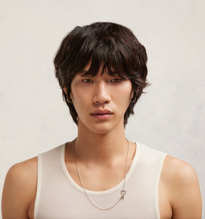 아미 실버 하트 목걸이  /사진=삼성물산