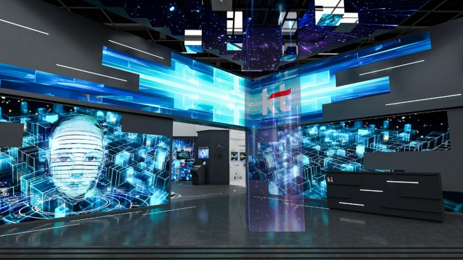 KT의 MWC 2024 부스 조감도. 사진=KT