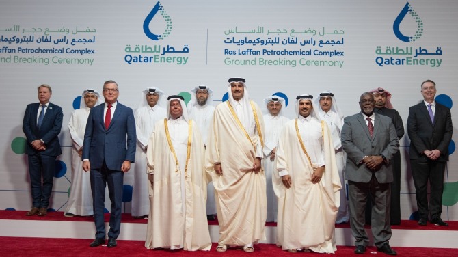 카타르는 60억 달러 규모 라스 라판 석유화학 단지 착공식을 개최했다.