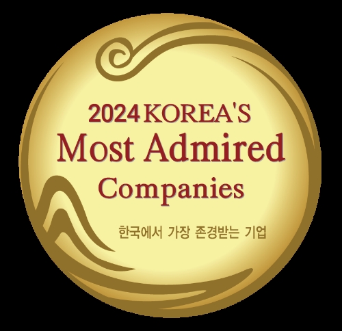 ‘2024년 한국에서 가장 존경받는 기업’ 로고 사진=삼천리