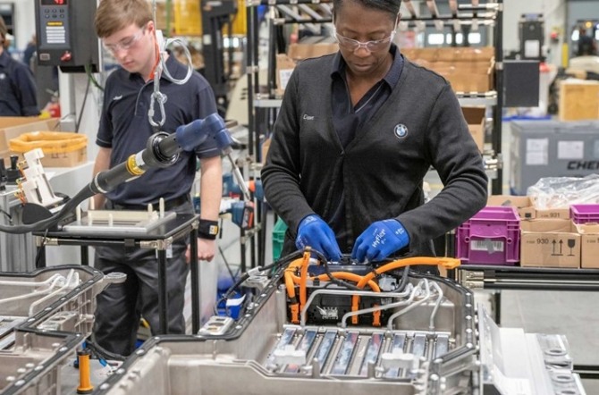 미국 사우스캐롤라이나주 스파턴버그에 위치한 BMW그룹의 고전압 배터리 생산 공장  사진=BMW