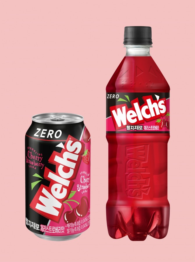 웰치스 제로 체리스트로베  /사진=농심