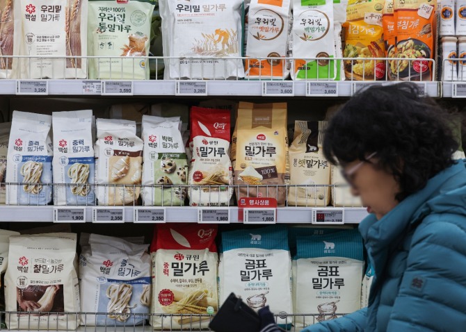 한국은행이 11일 발간한 '팬데믹 이후 국내기업 가격조정행태 변화의 특징과 영향' 보고서에서 따르면 코로나19 팬데믹 이후 장기간 지속되는 고물가 상황에 국내 기업들이 가격 인상폭은 그대로 유지한 채 인상 빈도를 늘려 대응한 것으로 나타났다. 사진은 11일 서울 시내 대형마트 모습. 사진=뉴시스