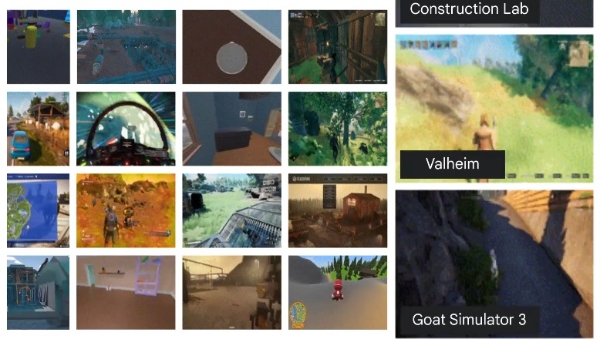구글 딥마인드가 인간 자연어로 지시를 받으며 3D 어드벤처 게임을 플레이할 수 있는 AI 'SIMA'를 공개했다. 사진=구글 딥마인드