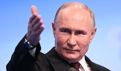 5연속 집권에 성공한 블라디미르 푸틴  러시아 대통령. 사진=AFP/연합뉴스 