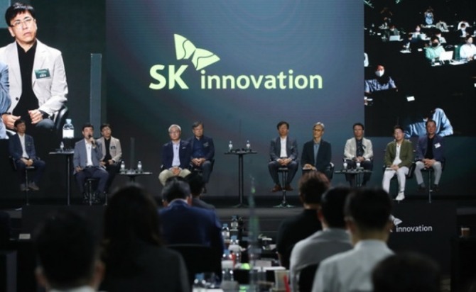 2021년 7월1일 SK이노베이션 스토리데이     사진=뉴시스