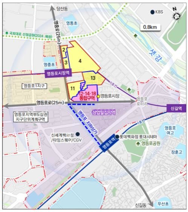 서울 영등포1-12구역 지도. 사진=뉴시스