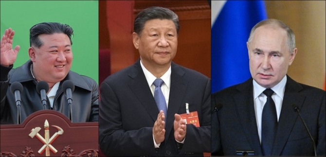 북한, 중국, 러시아가 동북아시아 최대 위협으로 등장하고 있다. 사진=각각 연합뉴스