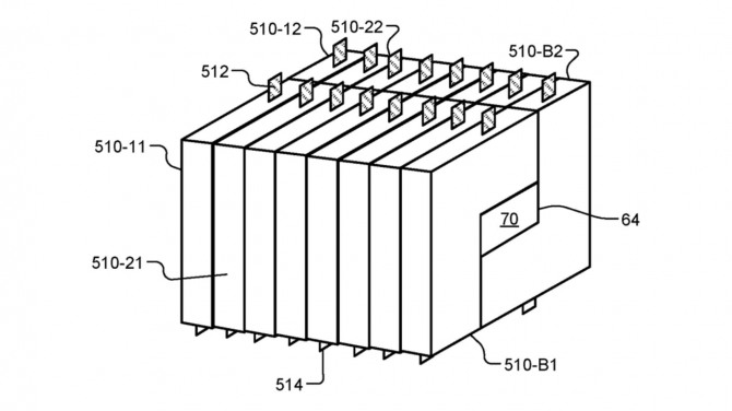 GM이 특허 신청한 'L'자형 결합 배터리셀 구조도 사진=GM 