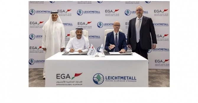 에미레이트 글로벌 알루미늄(EGA)이 독일 알루미늄 재활용 업체 라이히트메탈과 인수계약을 체결하고 있다.